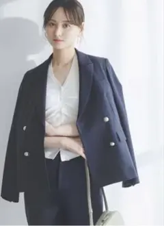 SNIDEL Sustainableダブルブレストジャケット