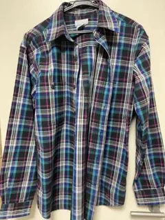 Columbia チェック柄 長袖シャツ Lサイズ