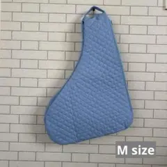 スケート　靴バッグ　フィギュア　ハンドメイド　アクアマリン M