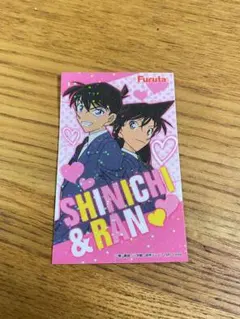 名探偵コナン　新一　蘭　シール