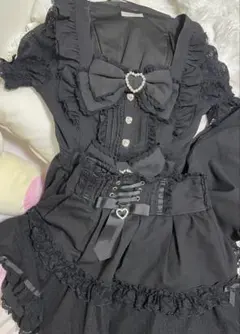 リズリサ フロントカシュクールBIGリボンセットアップ