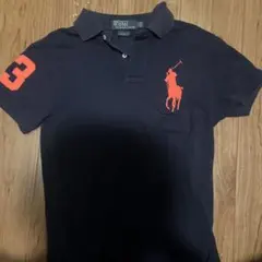 Polo by Ralph Lauren ネイビー ビックポニーポロシャツ S