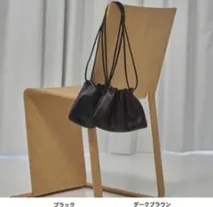 【TODAYFUL】Drawstring Leather Bag