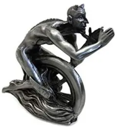 新品Norton triumph トライトン　フェンダーエンブレム　悪魔のサムネイル