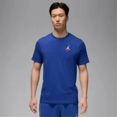 jordan シャツ ブルー 【 Mサイズ 】