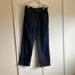 GU ハイウエストストレートジーンズ L