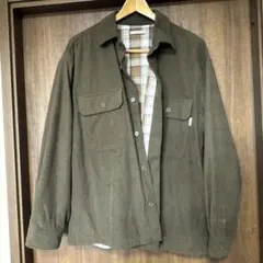 【BAYFLOW】コーデュロイシャツジャケットアメカジサーフカーキL