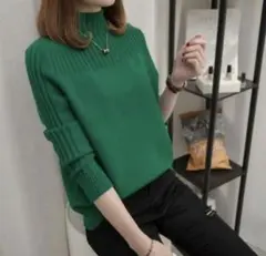 ニット グリーン