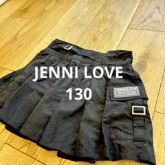 JENNI LOVE インナーパンツ付きプリーツスカート 黒 130