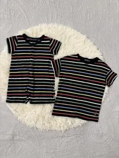 moujonjon ロンパース 70cm Tシャツ 100cm 兄弟コーデのサムネイル