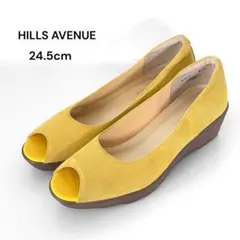【未使用品】HILLS AVENUE オープントゥスエードクリアウェーブソールのサムネイル