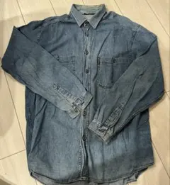 ARMANI JEANS デニムシャツ 長袖 ブルー M