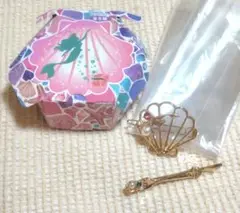 TDR　アリエル　アクセサリー　ヘアピン2個セット　リトルマーメイド