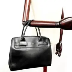 極美品 フルラ トートバッグ ビジネスバッグ カーフレザー FURLA