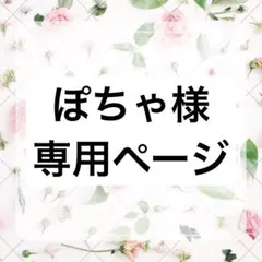 ぽちゃ様専用ページ