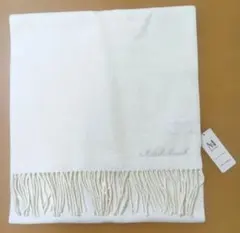 新品タグ付MISCH MASCH　大判マフラー　ホワイト