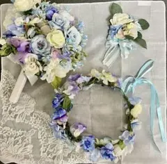 ブライダル　ウエディングブーケセット