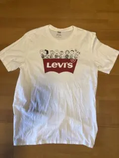 Levi's × PEANUTS スヌーピー プリントTシャツ ホワイト