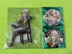 鬼滅の刃　純喫茶　アクリルスタンド　缶バッジ　不死川実弥