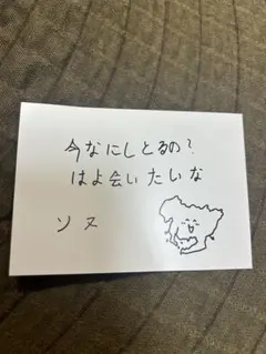 FATE+ メッセージカード ソヌ