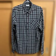 美品　Columbia チェック柄 長袖シャツ Mサイズ