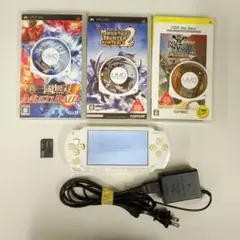 PSP 1000 本体 + ゲーム3本 + 充電器 直ぐ遊べるセット