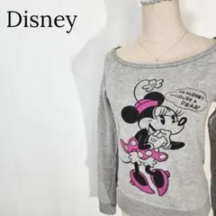 【キャラクター】ディズニー ミニーマウス スウェット トレーナー ボートネック