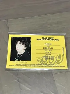 BOYNEXTDOOR ボネクド ボイネク IDカードWOONHAK ウナク