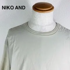NIKO AND...異素材半袖Tシャツ