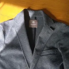 nanoUNIVERSE グレー テーラードジャケット S