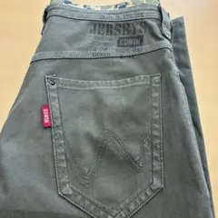 希少 EDWIN ジャージーズ デニム ミリタリー M ベルトループ有