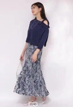 週末☆Mystrada ワンショルリボンニット