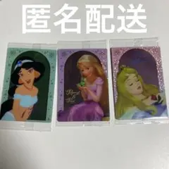 ディズニー　ウエハース　ジャスミン　ラプンツェル　オーロラ姫