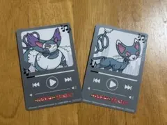 ポケモン カラオケまねきねこ コラボカード ニャルマー ブニャット 2枚セットのサムネイル