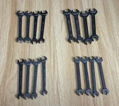 両口スパナ 4種類16本セット 6-12mm