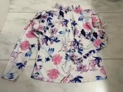 花柄 長袖 ラッシュガード 140 130 女の子