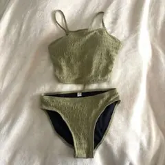 オリーブ色 Mサイズ セパレートビキニ