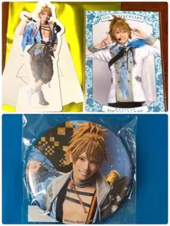 浦島虎徹 刀ミュ シブツタ入場特典 ランフォト 紙製スタンド TDC 缶バッジ