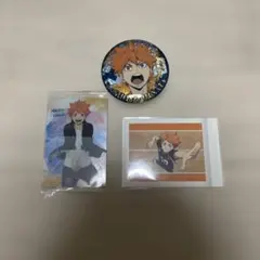 ハイキュー日向翔陽 バッジとカードセット
