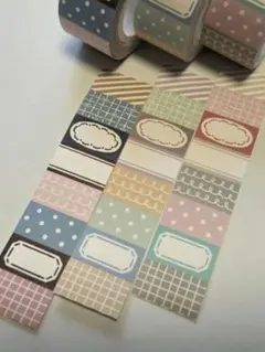 スタンプマルシェ ラベラーシール 120枚おすそ分け 新作PatternMix