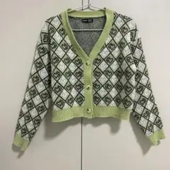 SHEIN カーディガン グリーン