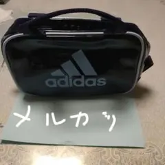 adidas ネイビー ポーチ
