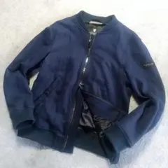 美品 L ブラックレーベルクレストブリッジ MA1 ブルゾン ボンバー アウター