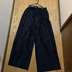 ブラック　イージーパンツ