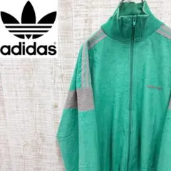 JQ86《VENTEX》アディダス　ベロアトラックジャケット　サイドライン