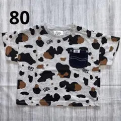 美品✨Buddy Lee 牛柄ベビーTシャツ 80のサムネイル