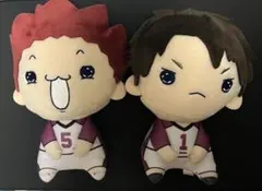 星*。様 ハイキュー!! もちぴこぬいぐるみ 2点セット