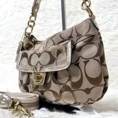 COACH Signature Mini Shoulder 2Way Y2K