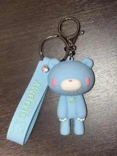 GLOOMY グルーミー フィギュア付きキーリング cotton blue 水色