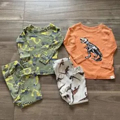 baby GAP 恐竜と建設車両パジャマセット 18-24ヶ月